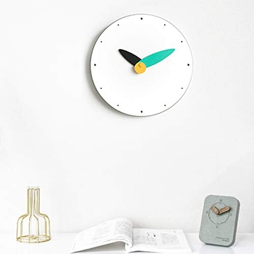 Stephanie Imports Modern Minimalist Teal & Black Wall Clock