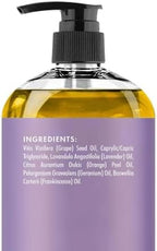 MAJESTIC PURE Lavender Massage Oil for Massage Therapy - Refreshing, and Relaxing - Natural Oils with Lavender Essential Oil - for All Skin Types - Men and Women - 8 fl oz