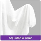 4 Pack Halloween Hanging Ghosts, 27.5" Cute Flying Ghost Decorations for Front Yard Patio Lawn Garden Party Décor and Holiday Decorations
