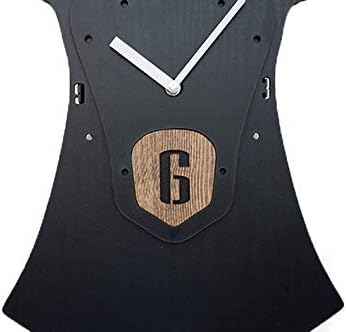 Stephanie Imports Modern Minimalist Reindeer Dark Wall Clock