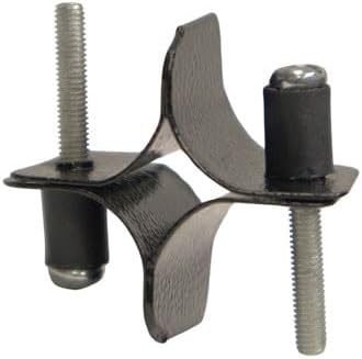 Set of 2 Audubon Torpedo Squirrel Baffles - Black Steel, 6" Diameter Each, Protect Bird Feeders on Poles