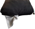 Laundry Collector, Laundry Hamper, Door Hanging Laundry bag with hooks (Black, 65Liters)