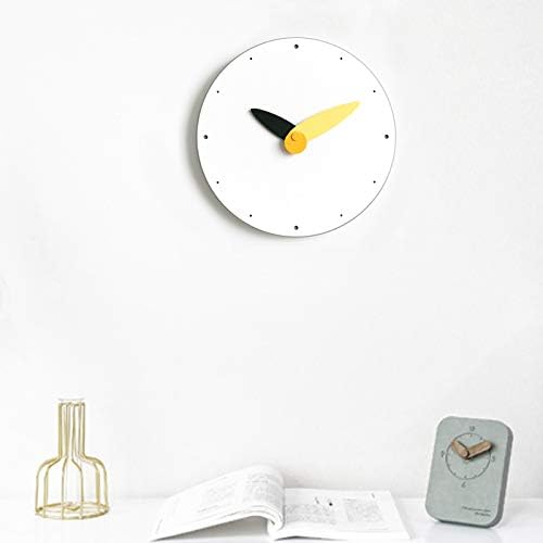 Stephanie Imports Modern Minimalist Yellow & Black Wall Clock