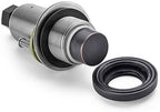 SinkTop Air Switch Kit (Long Full Brass Button) for Garbage Disposal, Cordless Oil Rubbed Bronze