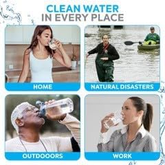 Authentic CB9 Clearbrook 9-Inch Gravity-Fed Water Filter Systems, Replacement For Berkey BB9-2 High-Performance Water Filtration, No Electricity Needed (Set of 2)
