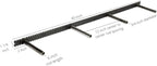 Floating Shelf Brackets - Sheppard Brackets - Easy Install - Heavy Duty (40 inch Build Kit)