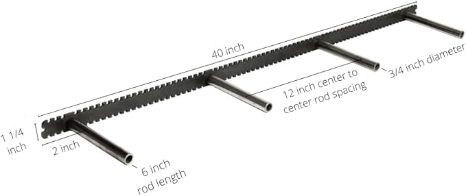 Floating Shelf Brackets - Sheppard Brackets - Easy Install - Heavy Duty (40 inch)