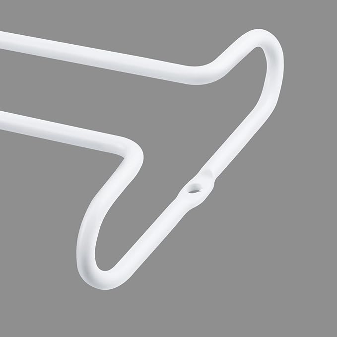 White 4 Wine Glass Rack Under Cabinet Shelf 10 Inch Stemware Storage Hanging Hanger Organizer Glasses Holder with Drying Under Counter Metal for Kitchen and Bar