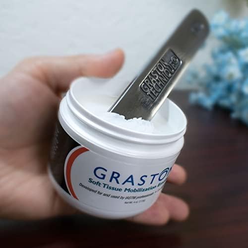 Graston Technique Arnica Soft Tissue Emollient - 4oz Jar Pro-Grade Therapy Cream for IASTM, Massage, Relief and Recovery, 1-Pack