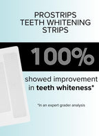 Prostrips - 12 Shades Whiter Teeth - 28 Enamel Safe REMINERALIZING Gentle Strips – 97% no Sensitivity