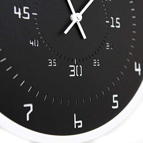 Modern Minimalist Black Stop Wall Clock