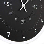Modern Minimalist Black Stop Wall Clock