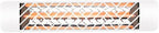 EF15120W1 1500 Watt Plug-In Electric Infrared Single Element Heater, Finish Color: White, Decorative Fascia: Chevron