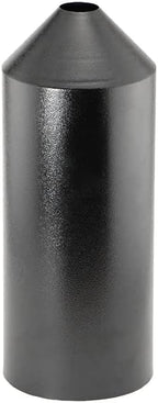 Set of 2 Audubon Torpedo Squirrel Baffles - Black Steel, 6" Diameter Each, Protect Bird Feeders on Poles