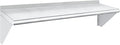 HARDURA Stainless Steel Shelf 18" x 60", 450lb Commercial Shelves Wall Mount Metal Shelving with Backsplash and Brackets for Kitchen, Restaurant, Laundry Room and Home
