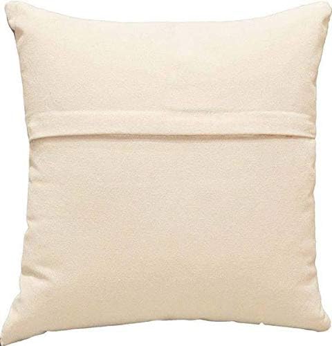Beige Floral Pillow Cover Taupe Flower Traditional Hand Embroidered Pillowcase Traditional Outdoor Cushion Suzani Couch Flowery Needlepoint Chair Cushion Wool Size - 18x18