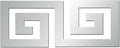 15 Pcs DIY Geometric Shape Acrylic Decorative Mirror Stickers Removable Adhesive Wall Mirror Décor for Living Room Home Background (Silver，3.15 * 7.87inches)