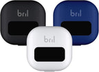 Bril UV-C Toothbrush Sanitizer, Portable Cleaner, Travel Cover, Magnetic Holder, and Rechargeable Case for Any Size Toothbrush, Multi-Pack