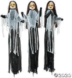 Light Up Halloween Outdoor Spooky Dolls - Set of 3 Yard Decorations - 5 Feet Tall