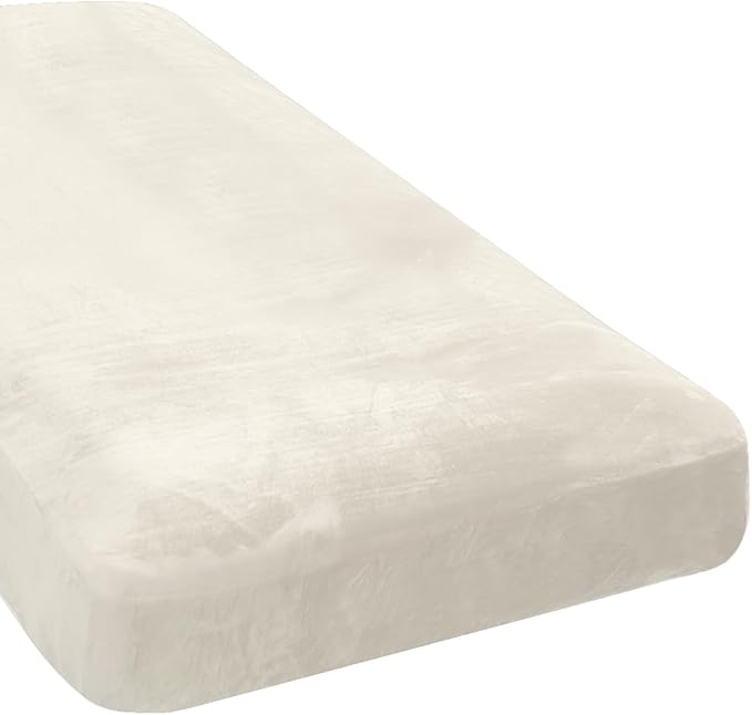 H.VERSAILTEX Velvet Stretch Individual Chaise Cover Sectional Couch Covers for L Shaped Sofa Both Left/Right Furniture Protector Seat Cushion Sofa Cover (1 Piece Chaise Cover, Porcelain)