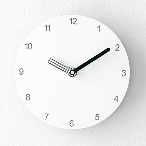 Stephanie Imports Modern Minimalist White & Black Wall Clock