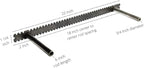 Floating Shelf Brackets - Sheppard Brackets - Easy Install - Heavy Duty (22 inch with Build Kit)