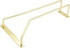 8.8-Inch Gold Wine Glass Rack, Under Cabinet Wine Glass Holder Stainless Steel Stemware Rack - Hanging Stemware Holder for Cabinet Kitchen Bar, Set of 3
