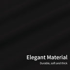 Easy-Going Blackout Curtains for Bedroom, Solid Thermal Insulated Grommet and Noise Reduction Window Drapes, Room Darkening Curtains for Living Room, 2 Panels(46x63 in, Black)