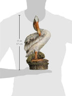 Design Toscano Ocean Side PIER 51 Pelican Statue