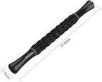 Yansyi Body Massage Roller Stick for Athletes - Release Myofascial Trigger Points Reduce Muscle Soreness Tightness Leg Cramps & Back Pain for Physical Therapy & Recovery (Gray)