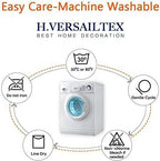 H.VERSAILTEX Velvet Stretch Couch Cushion Cover Plush Cushion Slipcover for Chair Loveseat Sofa Cushion Furniture Protector Seat Cushion Sofa Cover (3 Piece Sofa Cushion Covers, Burnt Brick)
