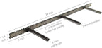Floating Shelf Brackets - Sheppard Brackets - Easy Install - Heavy Duty (34 inch)