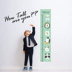 Personalized Canvas Growth Chart for Kids, Height Chart for Kids, Growth Chart Banner with Name