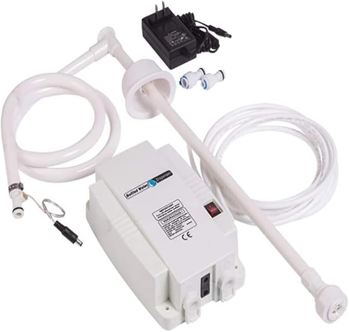 Bottled Water Dispenser Pump System with Single Inlet, 110V 60PSI Drinking Water Electric Water Pump,Compatible with Coffee/Tea Maker, Water Dispenser,Ice Maker,Refrigerator