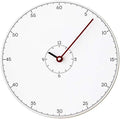 Stephanie Imports Modern Minimalist Thermometer Red Wall Clock