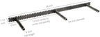 Floating Shelf Brackets - Sheppard Brackets - Easy Install - Heavy Duty (28 inch)