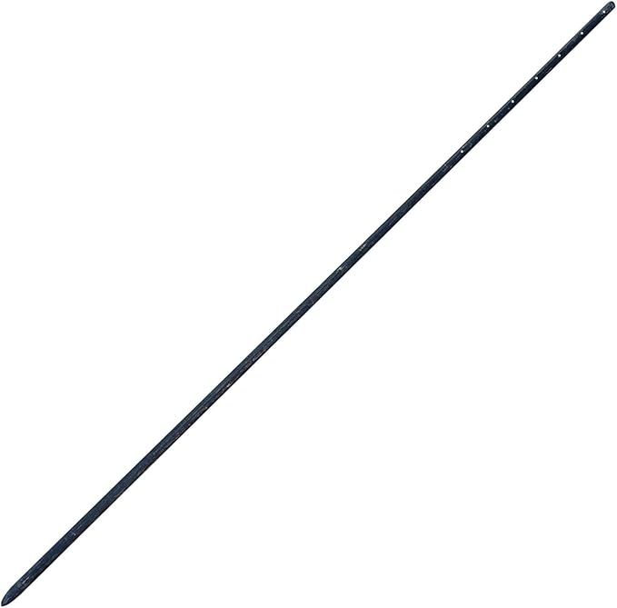 Sandbaggy Round Steel Concrete Form Stakes with Nail Holes - Rust Resistant Coating - Removable, Reusable (10, 3/4 in X 60 in)