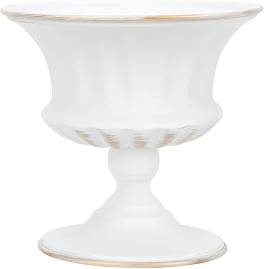 Vintage vase Iron urn Planter Decorative Table Front Porch urns House Plants Indoors Live urn Pot Outdoor Plant Pot Creative Flower Container Small Succulents Wrought Iron