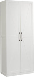 Sauder Miscellaneous Storage Cabinet, White Finish