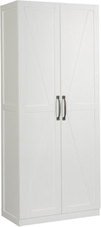 Sauder Miscellaneous Storage Cabinet, White Finish