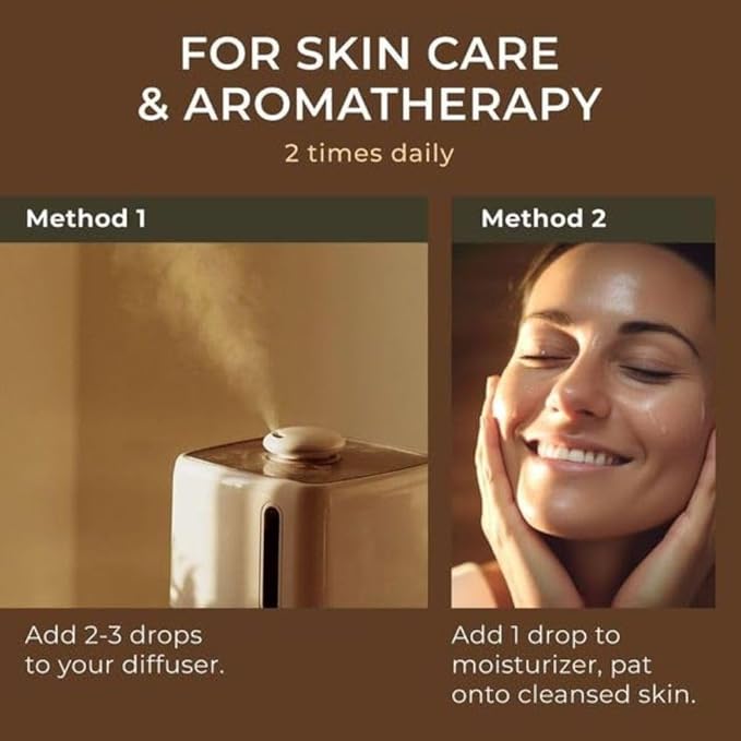 Gya Labs Rosewood Essential Oil for Skin - 0.34 Fl Oz - 100% Pure Natural Rosewood Oil for Diffuser & Aromatherapy, Massage, Candle Making Scent