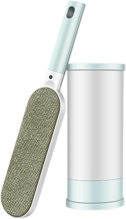 Double Sided Self-Cleaning Pet Hair Remover for Laundry, Dog Hair Remover, Cat Hair Remover, Pet Lint Roller Brush, Magic Cleaner Brush, Lint Brush Clothes, Pet Lint Brush A (Blue)