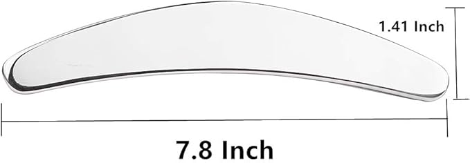 Medical Grade Stainless Steel Gua Sha Guasha Massage Soft Tissue Therapy Used for Back, Legs, Arms,Neck,Shoulder (A)