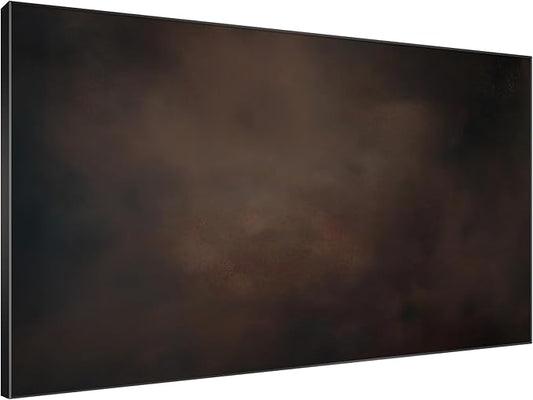 SIGNWIN 46"x72" Extra Large Framed Wall Art Dark Brown Abstract Moody Illustration for Home Living Room Bedroom Decor (Frame Assembly Required)