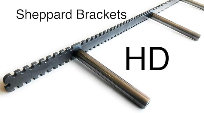 Floating Shelf Brackets - Sheppard Brackets - Easy Install - Heavy Duty (28 inch)