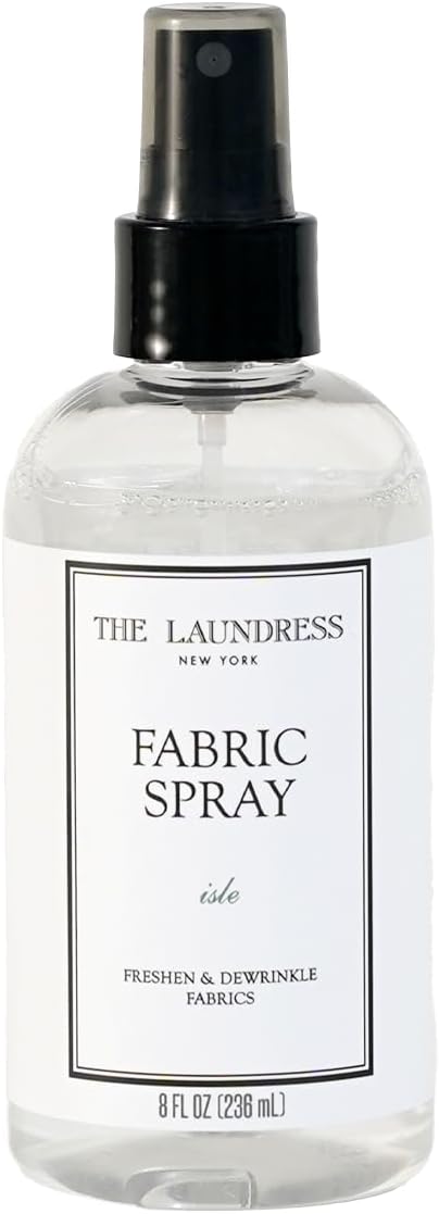 The Laundress Isle Fabric Spray, Wrinkle Release and Linen Spray, Upholstery Fabric Refresher, Coastal Inspired Scent, 8 Fl Oz