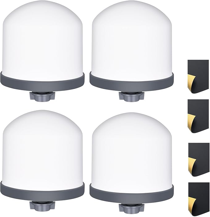 4Pack Replacement Ceramic Dome Water Filter 0.2 to 0.5 micron for Countertop Portable Water Purification System