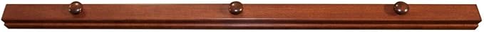 RRD Quilt Hanger for Wall for Display (96") Amish Made Wooden Quilt Rack Wall Mount - Rustic Tapestry Quilt Wall Hangers (Cherry Wood, Cherry Stain)