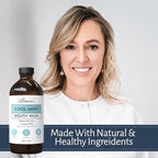 Cool Mint Remineralizing Mouthwash | Hydroxyapatite & Colloidal Silver Formula | Alcohol-Free | Fluoride-Free Mouth Rinse
