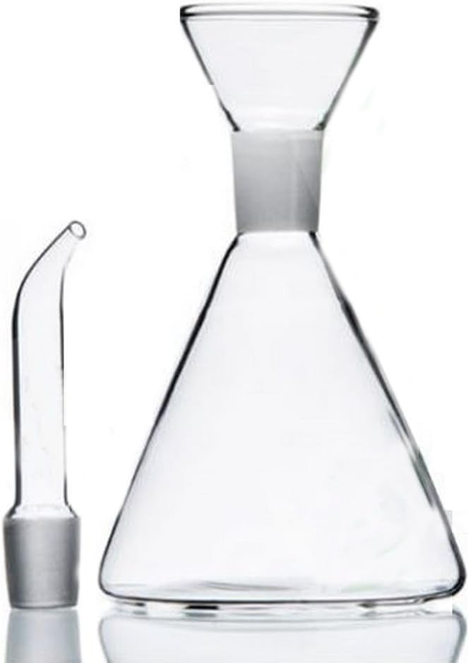 ELETON Olive Oil Dispenser Bottle Glass with No Drip Bottle Spout -Pourer Dispensing Bottles for Kitchen - Olive Glass Dispenser to Control Cooking Vegetable Oil and Vinegar(12 oz)